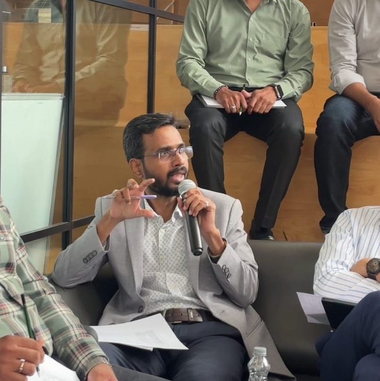 Speaking on a panel discussion