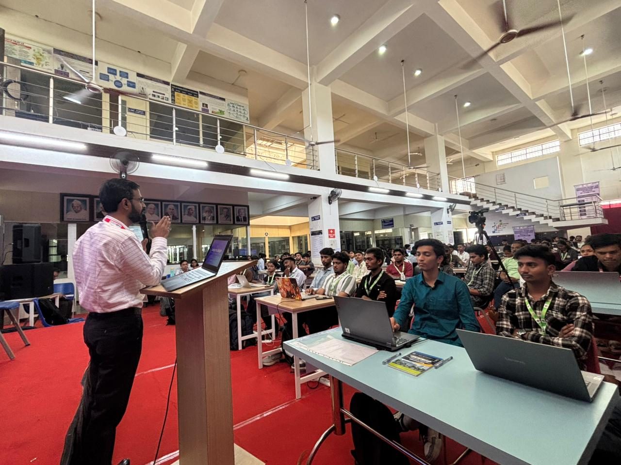 Speaking in a full auditorium